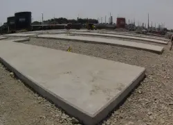 Fotografía tomada en una planta de generación eléctrica que Progen estaba instalando en la ciudad de Quevedo.