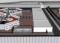 Gráfica que muestra el diseño de una de las cárceles que se prevé será construida en el futuro por el Gobierno.