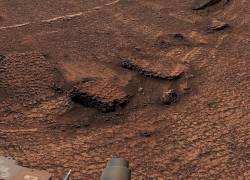 Campo de fracturas poligonales documentado por El rover Curiosity de la NASA.