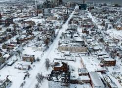 La ciudad de Buffalo, en el estado de Nueva York, cubierta de nieve en su totalidad el pasado domingo 25 de diciembre.