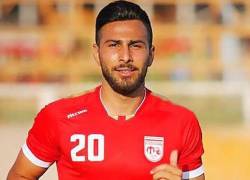 Amir Nasr, futbolista de 26 años que jugaba en el club Gol Reyhan Alborz antes de su detención.