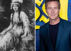 Edward Norton confirmó la relacion de su familia con Pocahontas en un progarma de televisión.