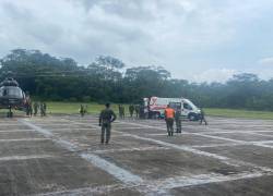 Los dos militares heridos por el ataque de manifestantes en el Bloque 16 de un campo petrolero en la provincia de Orellana fueron trasladados al Hospital Militar en Quito.
