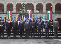Lasso participó en la fotografía oficial de la VI Cumbre de Jefas y Jefes de Estado y de Gobierno, CELAC 2021, en México.