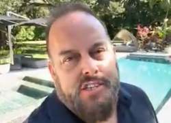 Captura de pantalla al video difundido por Xavier Jordán, este jueves 2 de octubre.