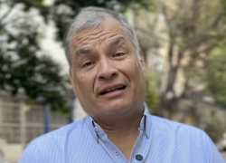 Rafael Correa se defiende ante declaraciones de Daniel Noboa.