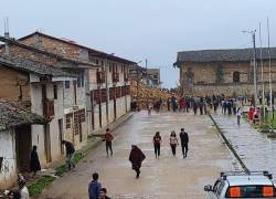 La icónica iglesia de Jalca Grande en Perú se derrumbó completamente tras el sismo. Era la la figura cristiana más antigua de la región, construida en la época colonial.