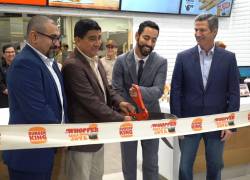 La apertura del local de Burger King en Plaza Tía de La Joya es uno de los primeros dentro de su plan de expansión.