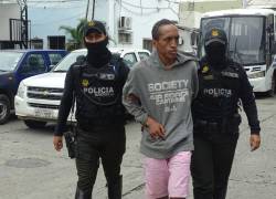 Momento de la captura de alias 'El Frentón'.