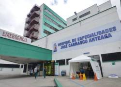 El hospital José Carrasco Arteaga del Instituto Ecuatoriano de Seguridad Social, en Cuenca.