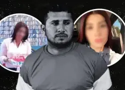 Composición que muestra a alias Fito junto a Inda Peñarrieta y Verónica Briones.