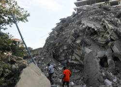 Edificio en construcción de 21 pisos se desplomó en Nigeria