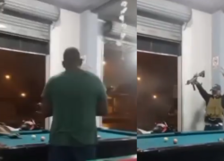 Captura de pantalla del video que transmitió el ataque en Santo Domingo.