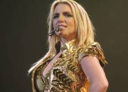 Britney Spears durante un concierto en Toronto