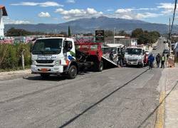 Vehículos involucrados en accidente de un ciclista