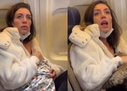 ¿Qué hay detrás del video de una mujer amamantando a un gato en un avión?
