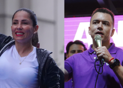 Con el 99,85 % de las actas procesadas, Noboa muestra ventaja sobre González tras la primera vuelta electoral.