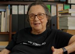 Fotografía de Marcia Gilbert de Babra, fundadora del primer centro especializado para personas con discapacidad intelectual en Ecuador.