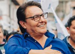 Fernando Villavicencio cuando fue candidato presidencial.