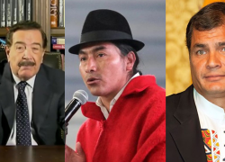 Así respondieron Nebot, Correa e Iza a Lasso, quien los acusó de ser triunviros de la conspiración en su contra