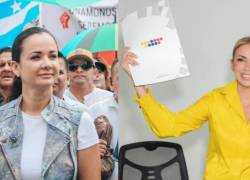 La prefecta electa de la provincia del Guayas, Marcela Aguiñaga, se pronunció este viernes 5 de mayo respecto a los convenios y contratos suscritos en los últimos días en la Prefectura por Susana González, que comprometen los recursos de los guayasenses.