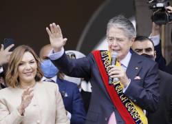 Quito 24 de mayo 2021. Presidente Guillermo Lasso, en Carondelet.