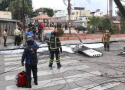 Una avioneta se estrelló en una ciudadela de Guayaquil