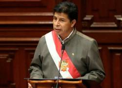 Pedro Castillo es el primer presidente en funciones de Perú. denunciado por la fiscalía del país.