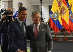 Guillermo Lasso y el presidente de España, Pedro Sánchez hablan sobre aumentar inversiones de España en Ecuador
