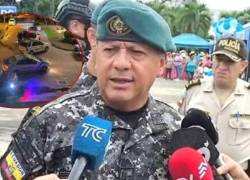 El comandante de la Zona 8, General Víctor Herrera dio detalles del operativo.