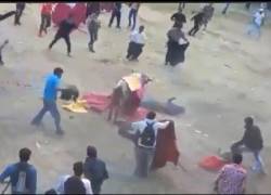 Varias personas fueron corneadas por toros durante el evento.