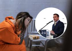 El presidente Noboa concedió un indulto a una mujer que cumplía una condena por estafa.