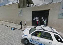 Fachada de la Cárcel de El Inca, en el norte de Quito.