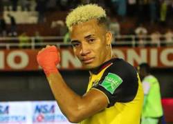 El jugador de la selección ecuatoriana Byron Castillo.