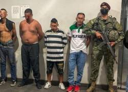 Autoridades detuvieron este viernes a cuatro presuntos integrantes de 'Los Choneros'.