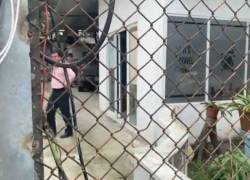 Una mujer fue detenida por presunta estaba en una agencia de viajes.