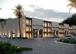 Imagen de la infraestructura de la ofi bodegas de NUMA.