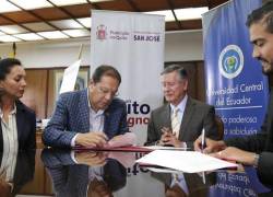 Municipio de Quito y la Universidad Central suscribieron un convenio para la implementación del primer ‘Quito Cuna’.