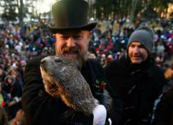 La marmota meteorológica predice otras seis semanas de invierno en Estados Unidos