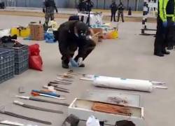 Objetos encontrados en la cárcel