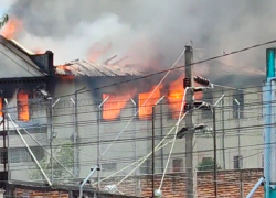 Reportan incendio en el Centro de Adolescentes Infractores Virgilio Guerrero.