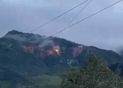 El presidente Daniel Noboa compartió un video sobre los bombardeos que se realizan en Buenos Aires, en Imbabura.