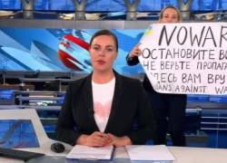 Ovsyánnikova asegura que su deber periodístico es la defensa de la libertad.