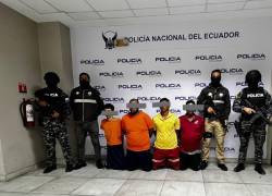 Los aprehendidos estarían implicados en extorsión, secuestro extorsivo y receptación.