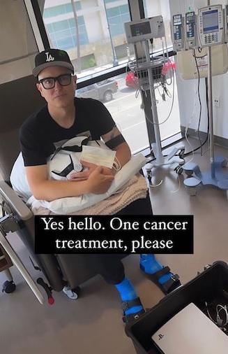 $!Mark Hoppus, cantante de Blink 182 tiene cáncer: “apesta y tengo miedo”
