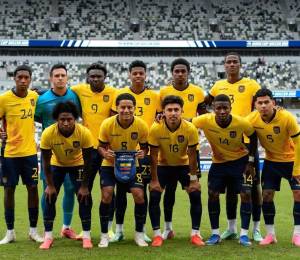 Selección Ecuador durante amistoso de la última fecha FIFA.