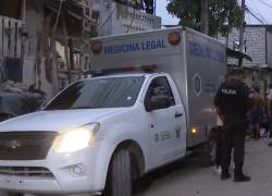 Agentes policiales y personal de Criminalística acudieron al sector.