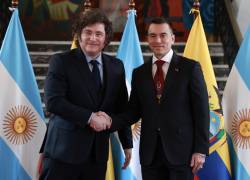 Javier Milei y Daniel Noboa se encuentran en Carondelet.