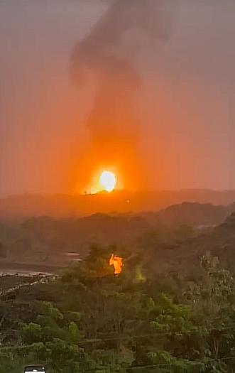 $!La afectación principal se reporta en una vía rural de la zona.