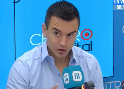 Que los ladrones ya no tengan más derechos que la gente que hace las cosas bien, dijo Noboa.